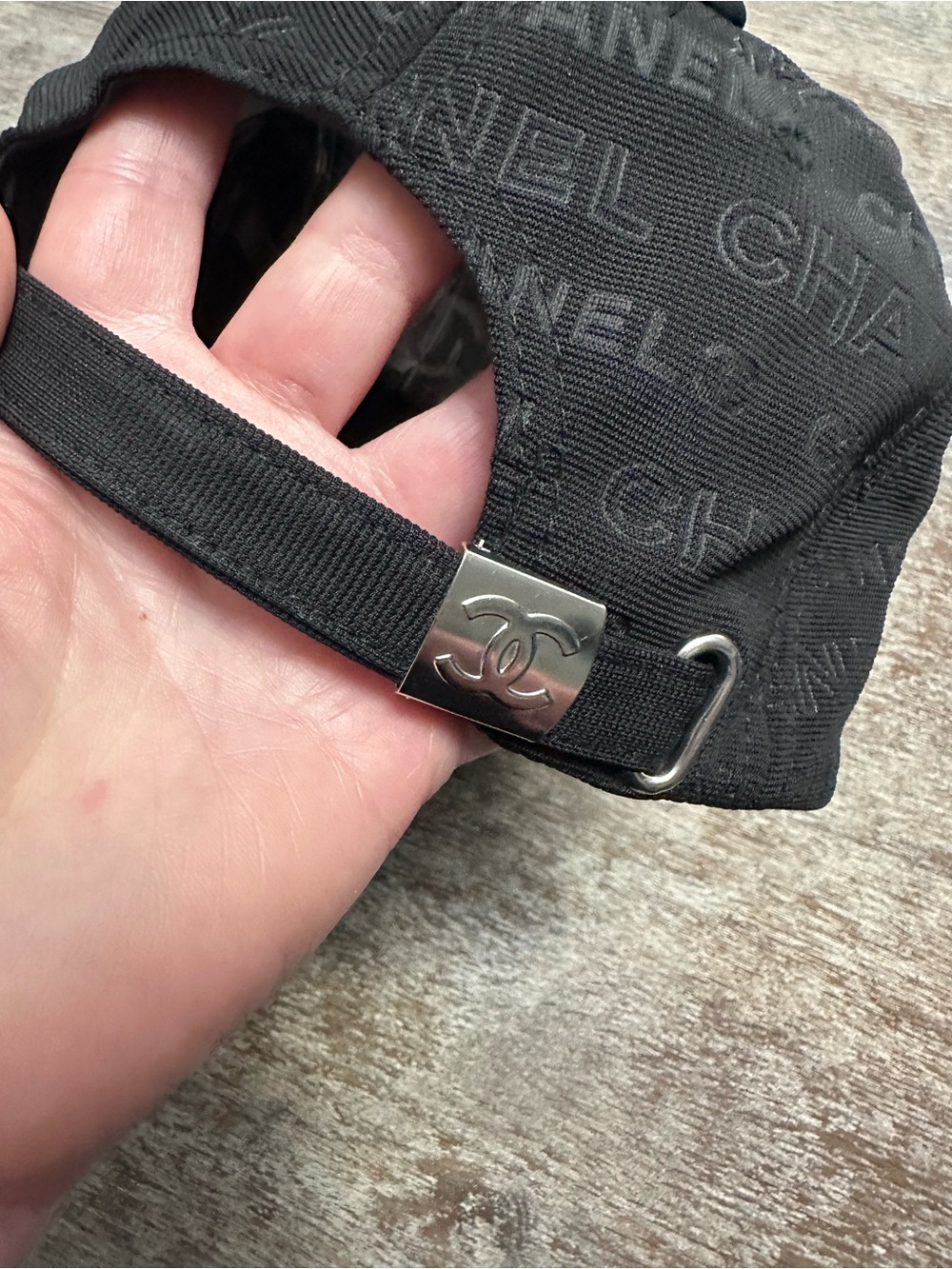 Black Logo Baseball Cap - Picture 8 of 13